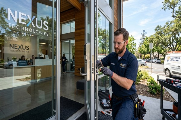 Commercial locksmith access control Los Altos business