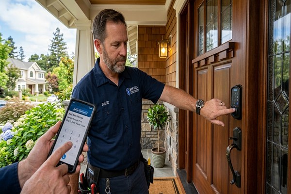Smart lock installation Schlage Yale Los Altos CA